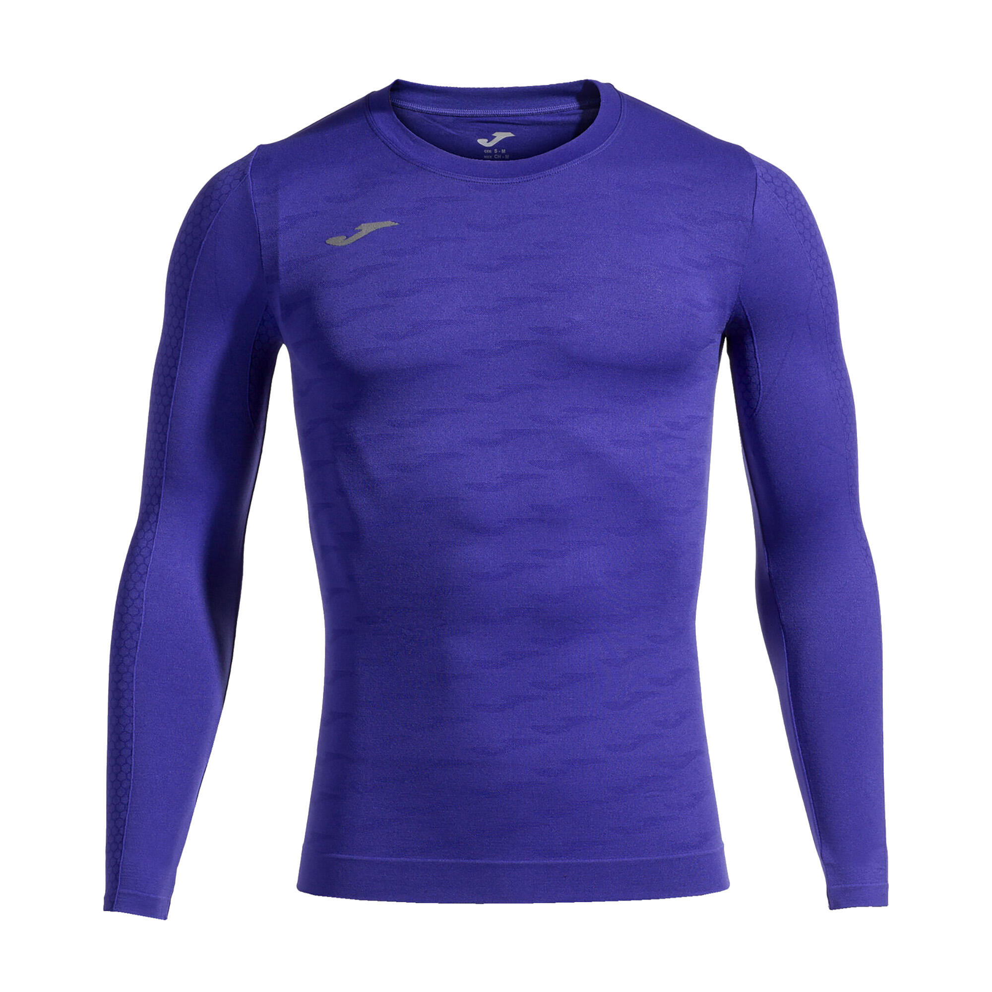 T-Shirt Manga Comprida Futebol Homem Joma Brama Classic Violeta 5/5