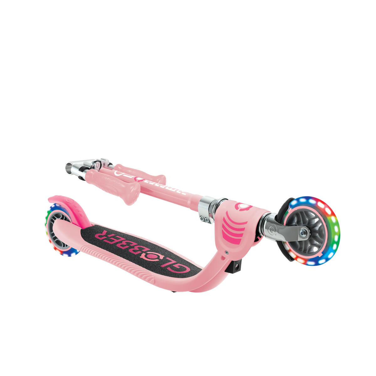 Trottinette 2 roues FLOW FOLDABLE JUNIOR LIGHTS - Rose pastel 3/7