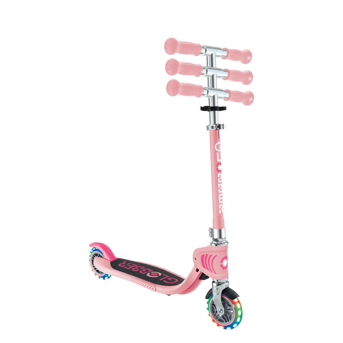 Trottinette 2 roues FLOW FOLDABLE JUNIOR LIGHTS - Rose pastel 4/7