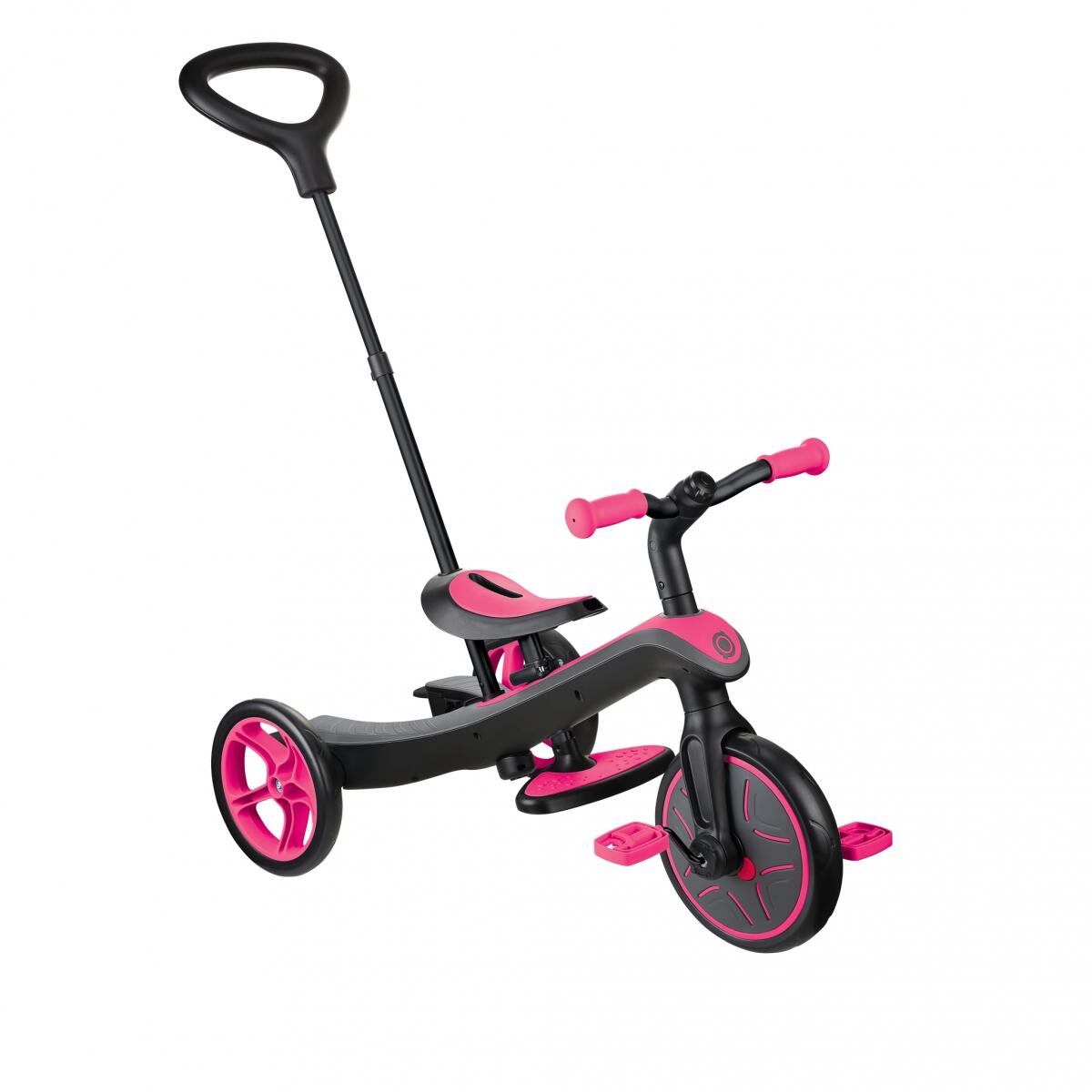 Tricycle évolutif pour bébé EXPLORER 4 en 1 - Rose Fuchsia 3/7