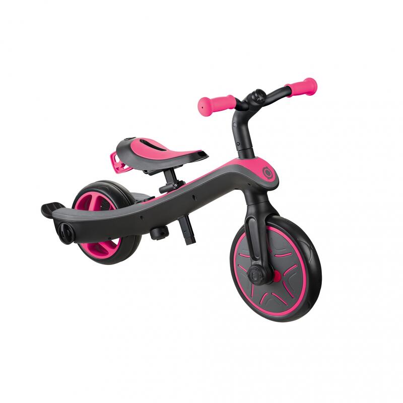 Tricicleta Globber Explorer 4 in 1 culoare roz