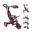 Globber "Trike Explorer" 4 in 1 in het Roze