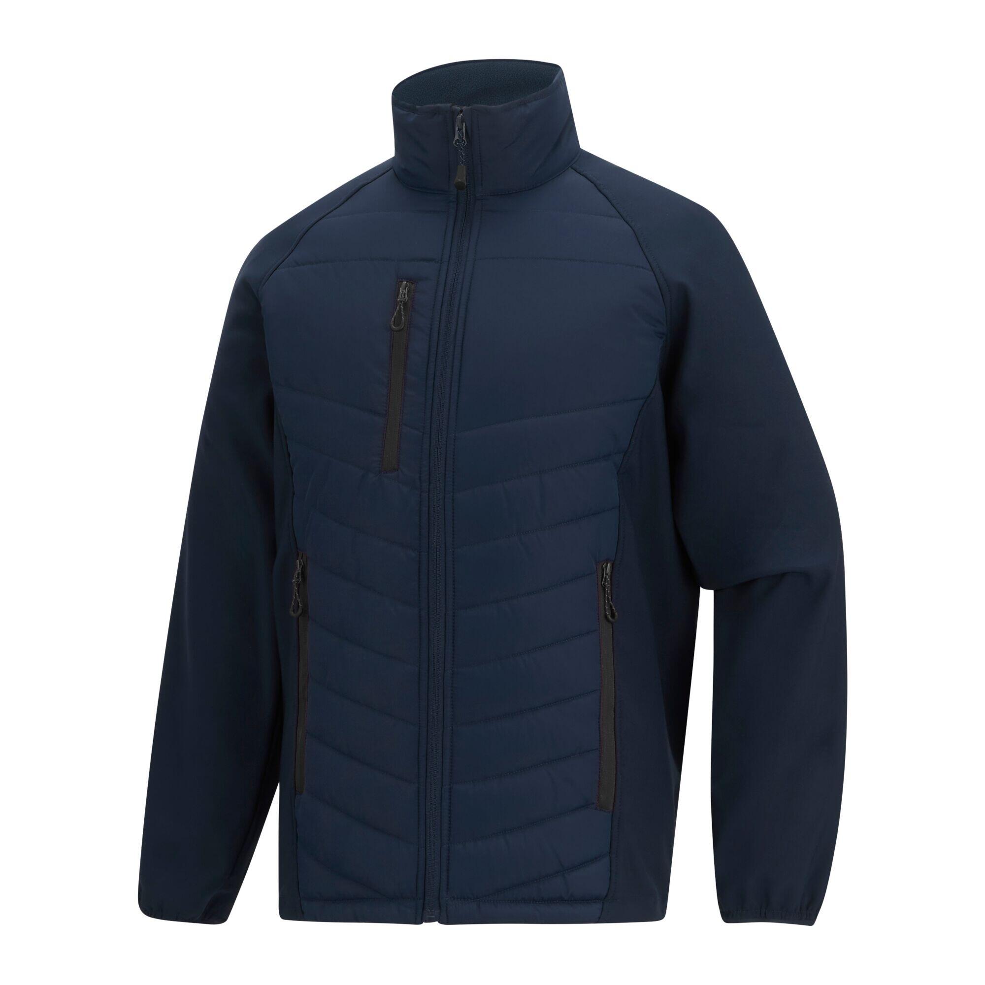 Steppjacke für , Durchgehender Reißverschluss Herren Marine/Asche 3/5
