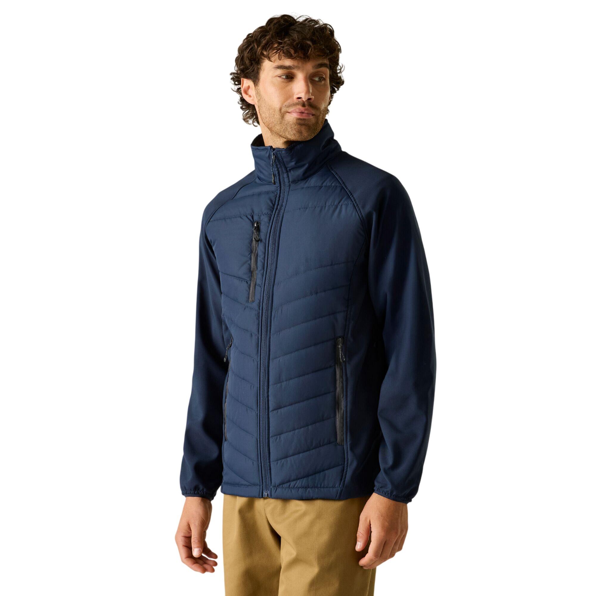 Steppjacke für , Durchgehender Reißverschluss Herren Marine/Asche 4/5