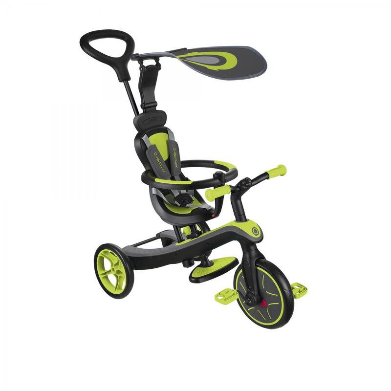 Tricicleta Globber Explorer 4 in 1 verde