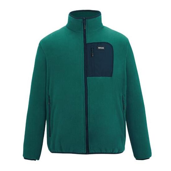 Veste Polaire FRANKIE Homme (Vert Méditerranéen / Bleu Marine)