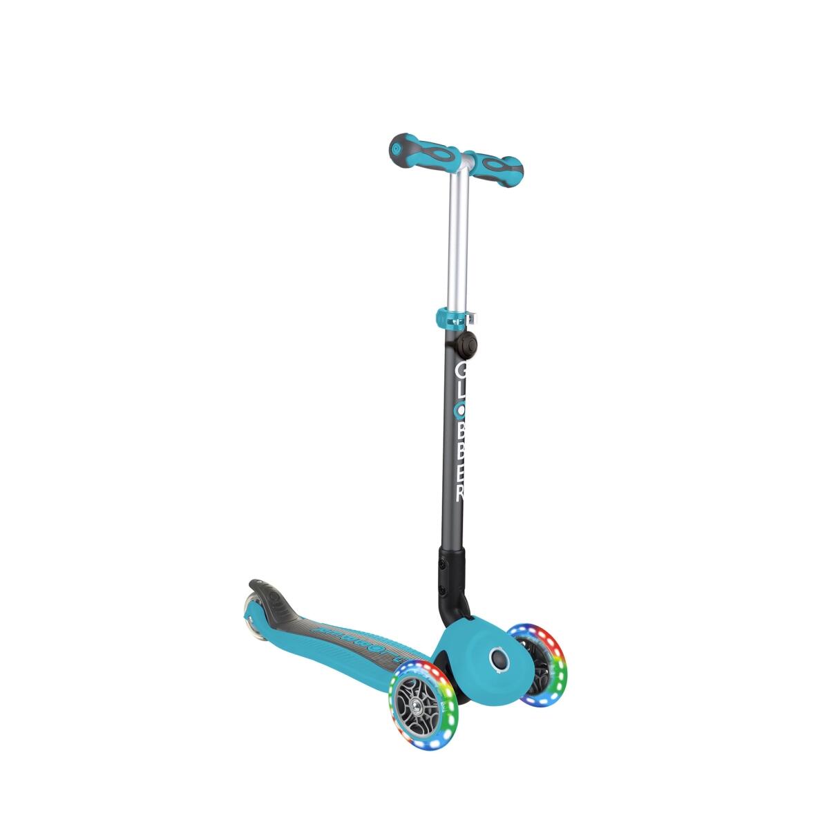 Set 2 roues lumineuses blanches GO-UP/PRIMO/ELITE/ EXPERT/FLOW 3/7