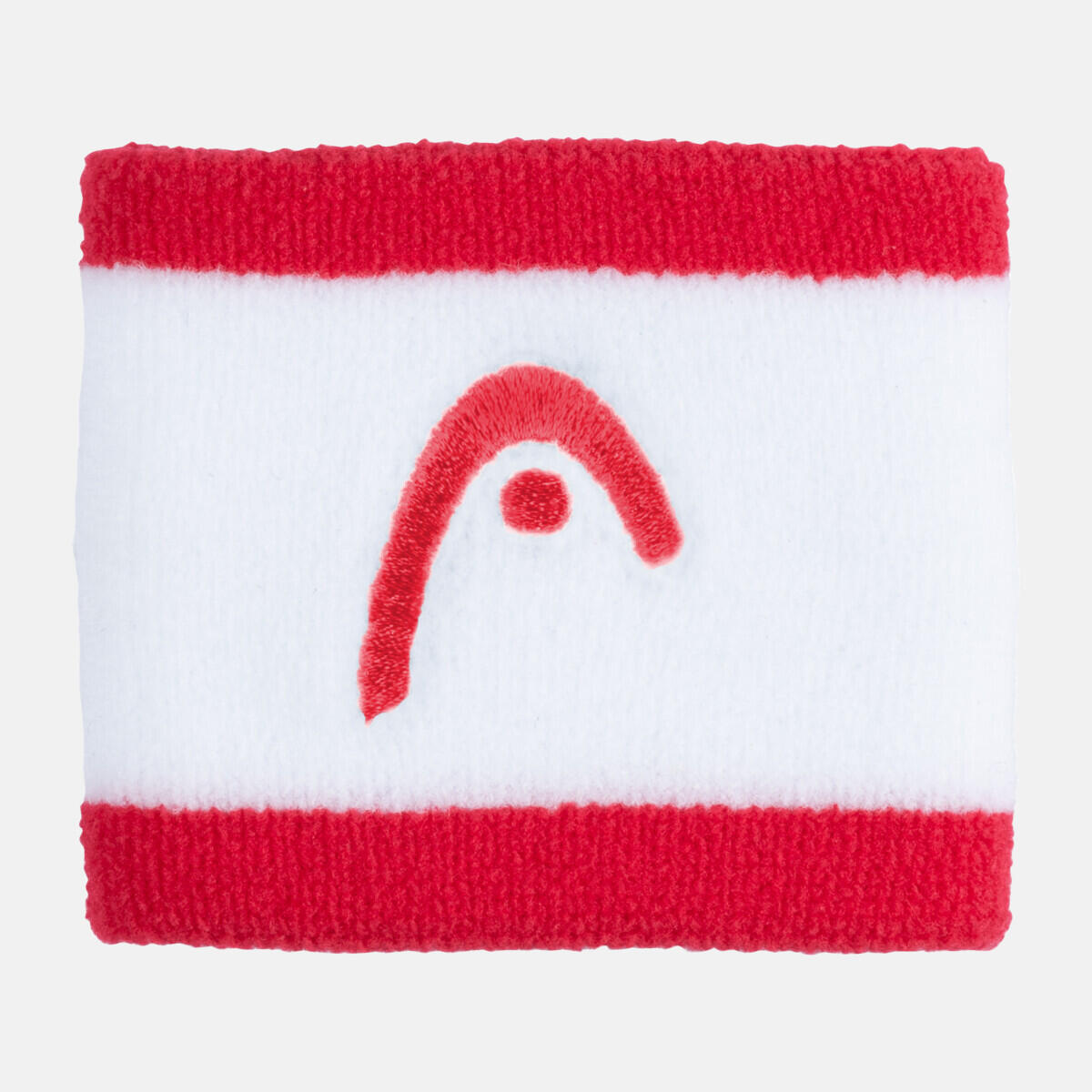 WRISTBAND HEAD STRIPED 2.5 RED