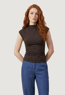 Bandeau top onlmira capsl ruching jrs noos dames bruin