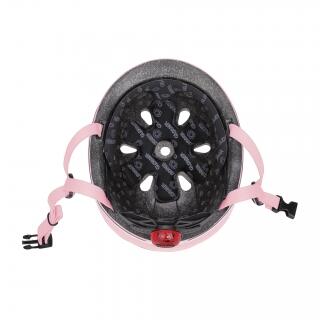 Casco GO UP Lights rosa pastel