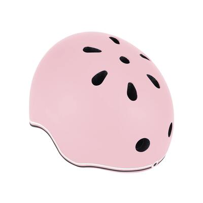 Globber helm go up donkerroze