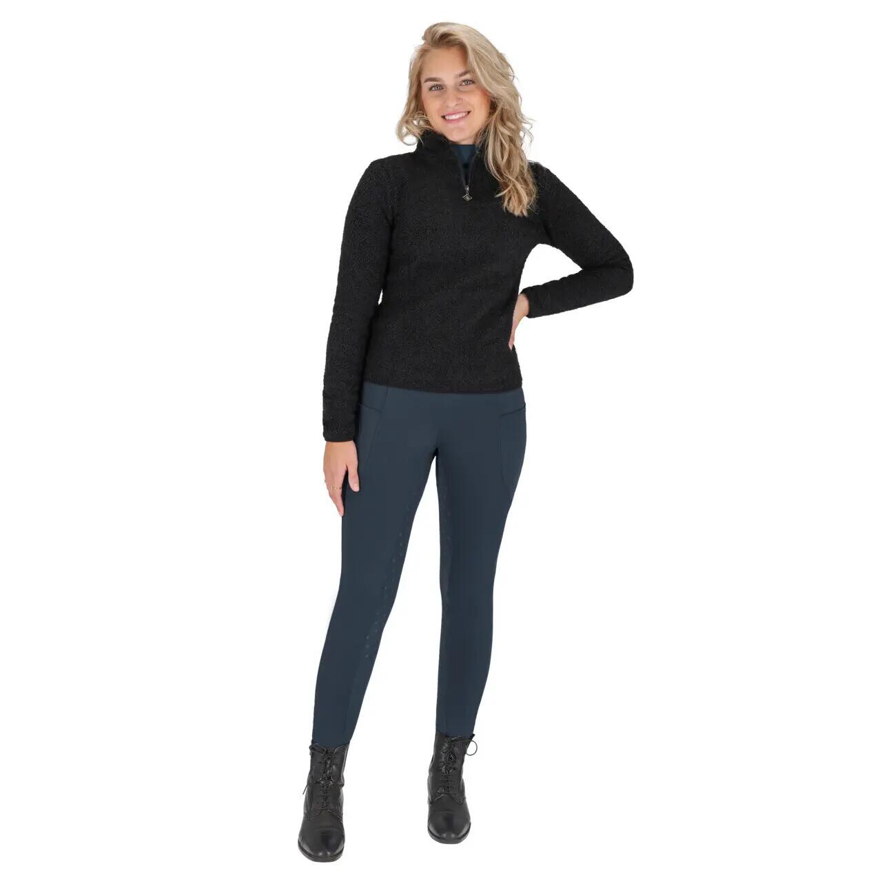 Pull demi-zippé femme QHP Teddie 3/7