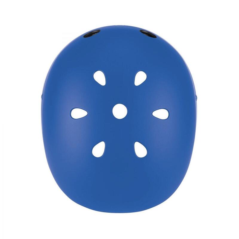 Casca protectie Globber Primo, cu lumini, culoare albastra
