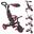 Globber "Trike Explorer" 4 in 1 in het Rood