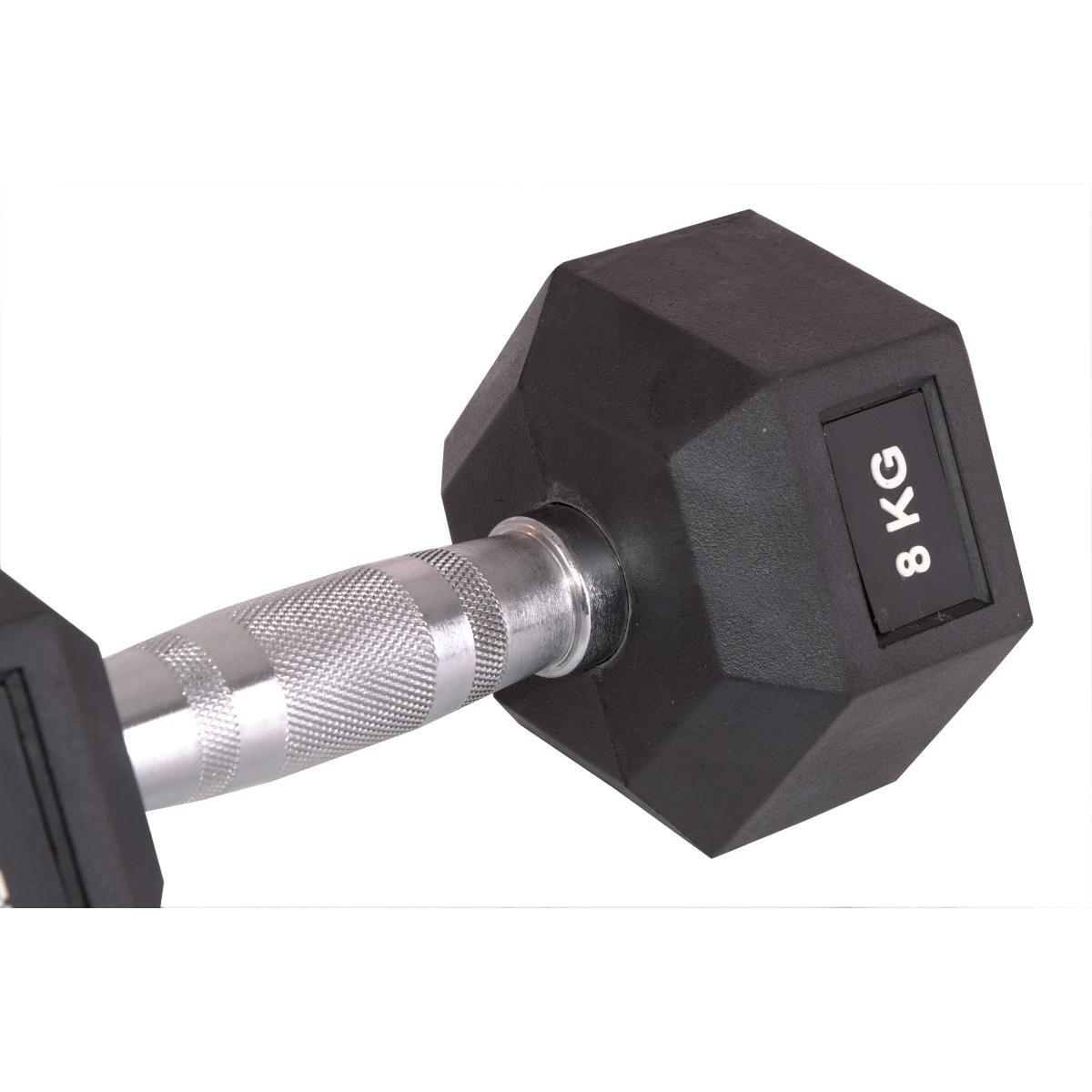 Gummihantel Enero Fit 8kg 3/4