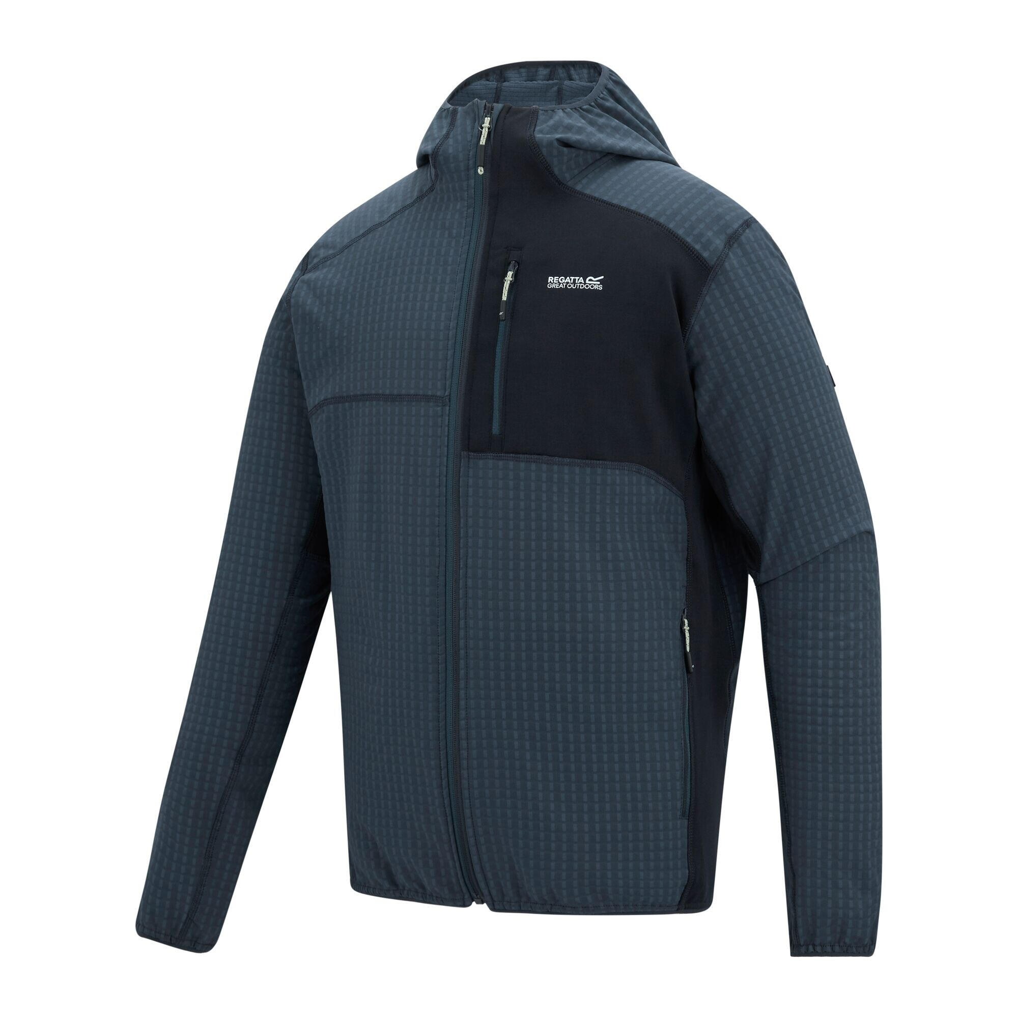 "Alven" Fleecejacke für , Durchgehender Reißverschluss Herren Nachthimmel/Marine 3/5