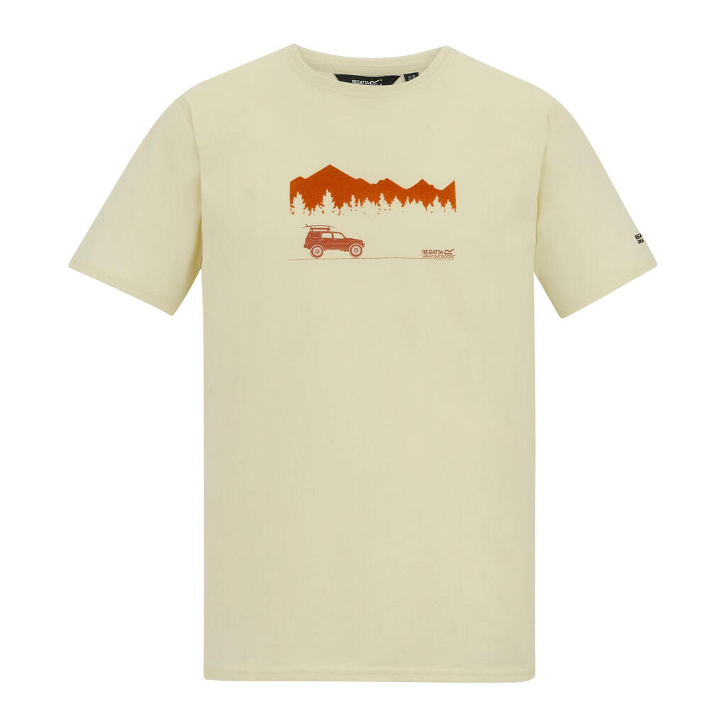 Mens Cline IX Wilderness TShirt (White Stone)