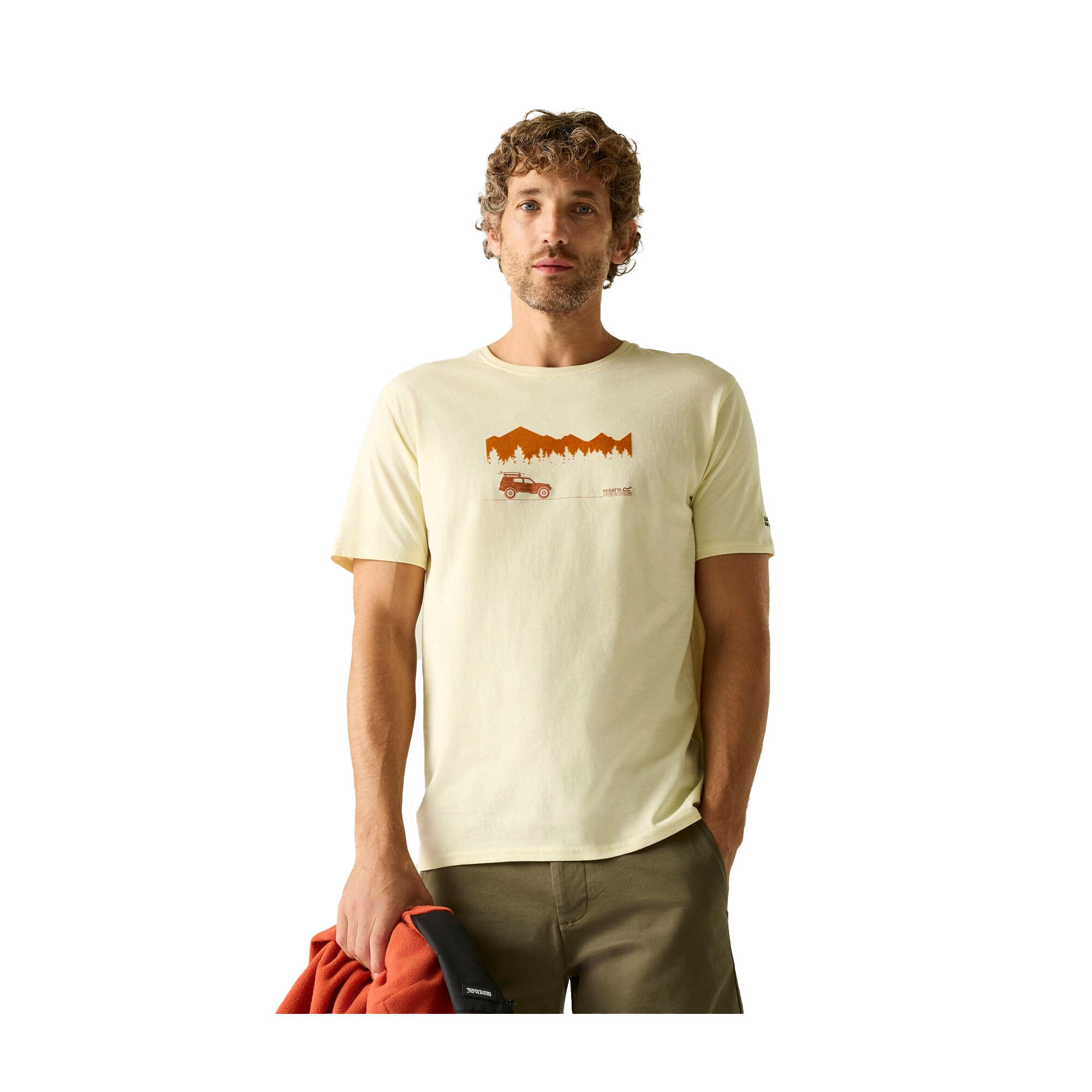 Camiseta Cline IX Diseño Wilderness para Hombre Piedra Blanca 4/5