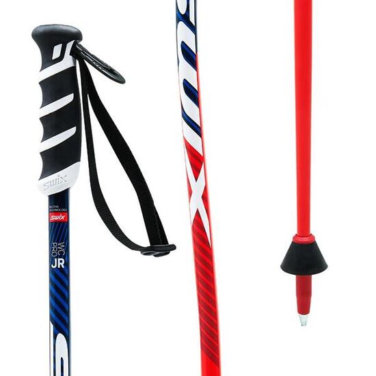 Bastone da sci in alluminio bambino Swix WC SG