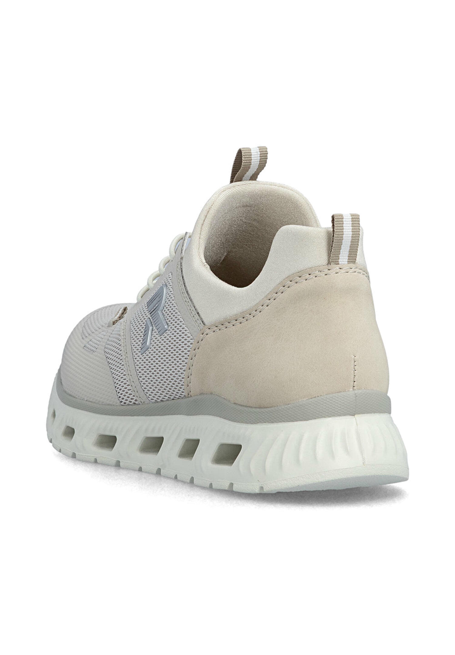 Rieker Damen Slipper Sneaker vegan MemoSoft Gummizug M6078-60 Beige 3/5