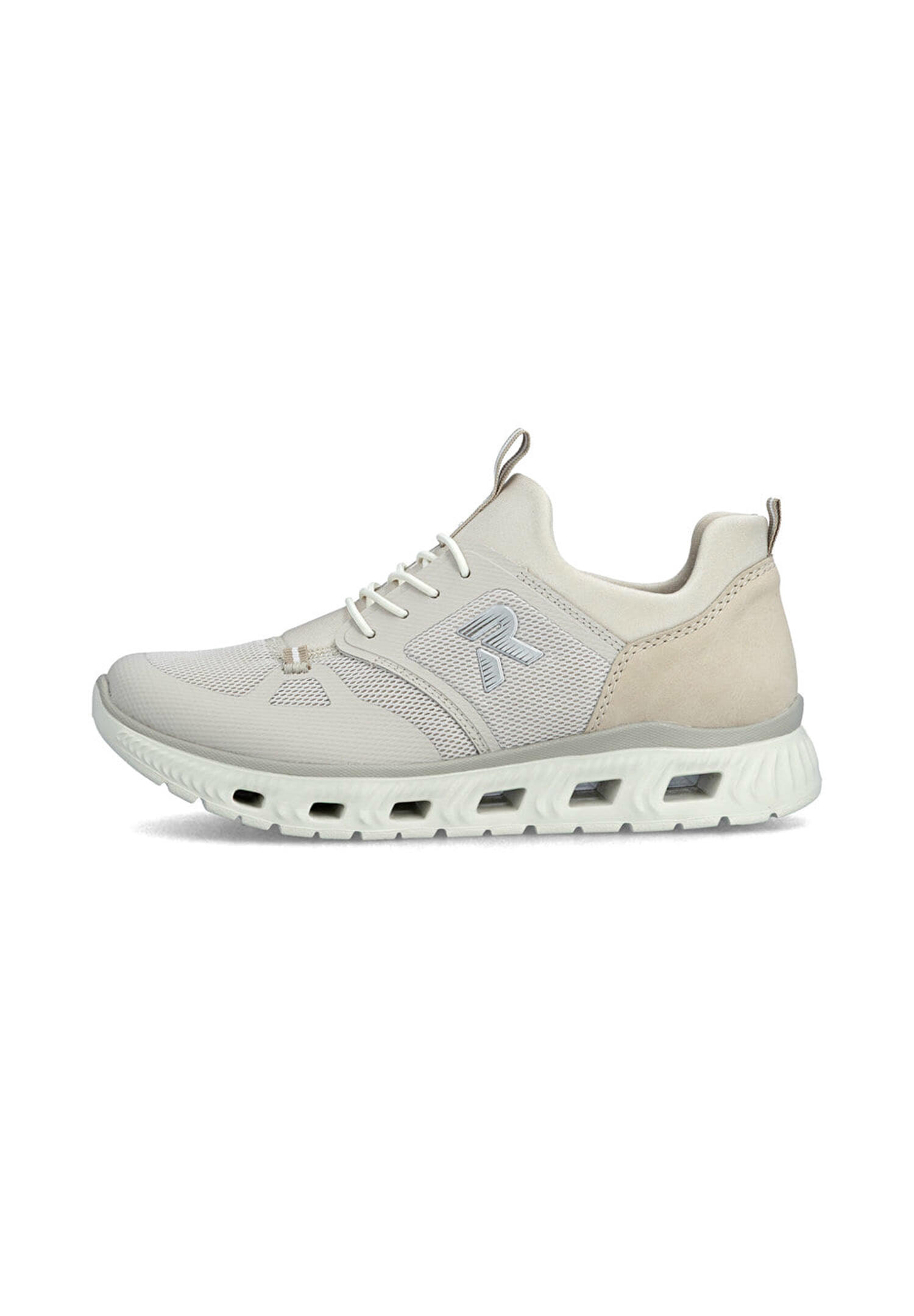 Rieker Damen Slipper Sneaker vegan MemoSoft Gummizug M6078-60 Beige 2/5