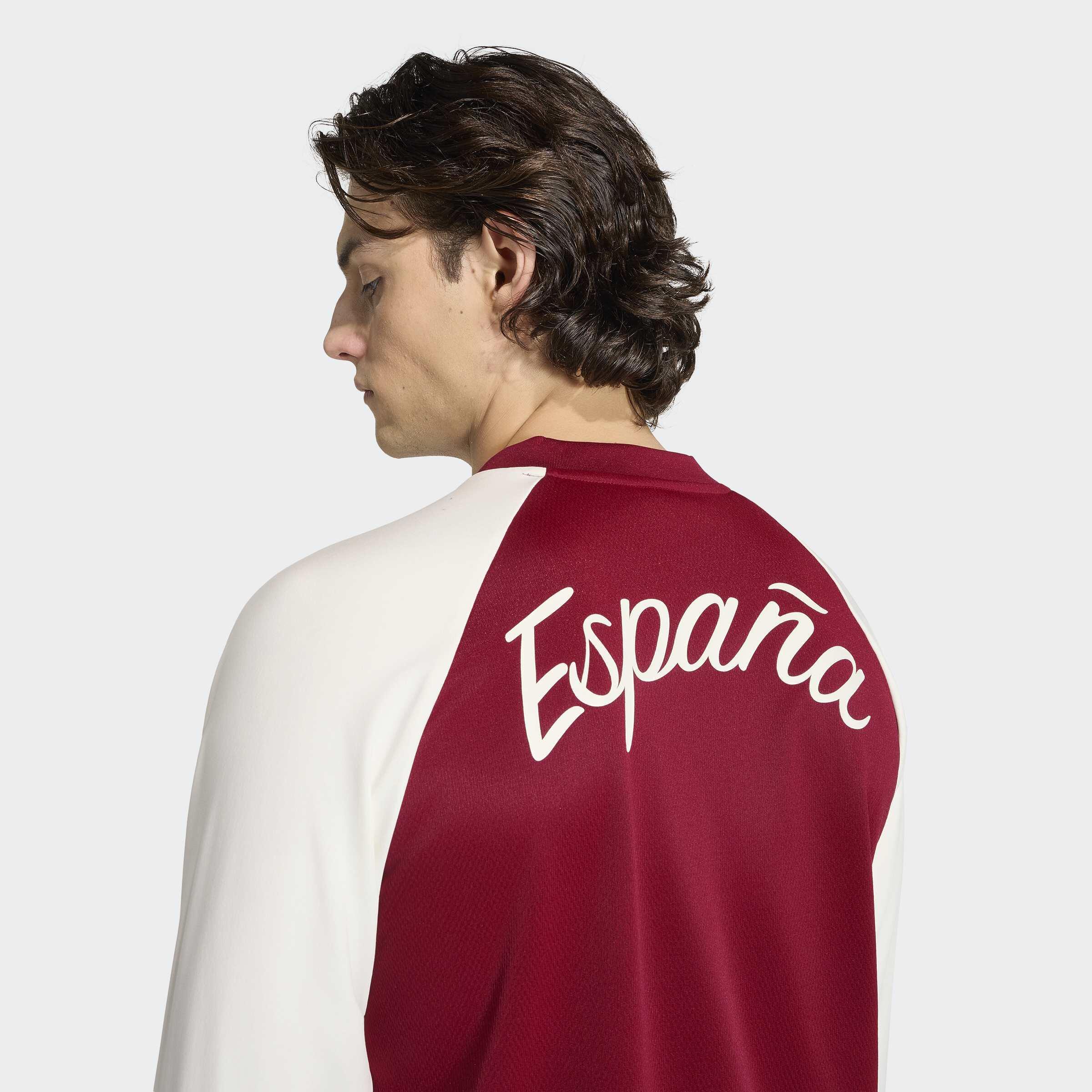 Spanje 26 Uit Pre-Match Warm Sweatshirt 7/7