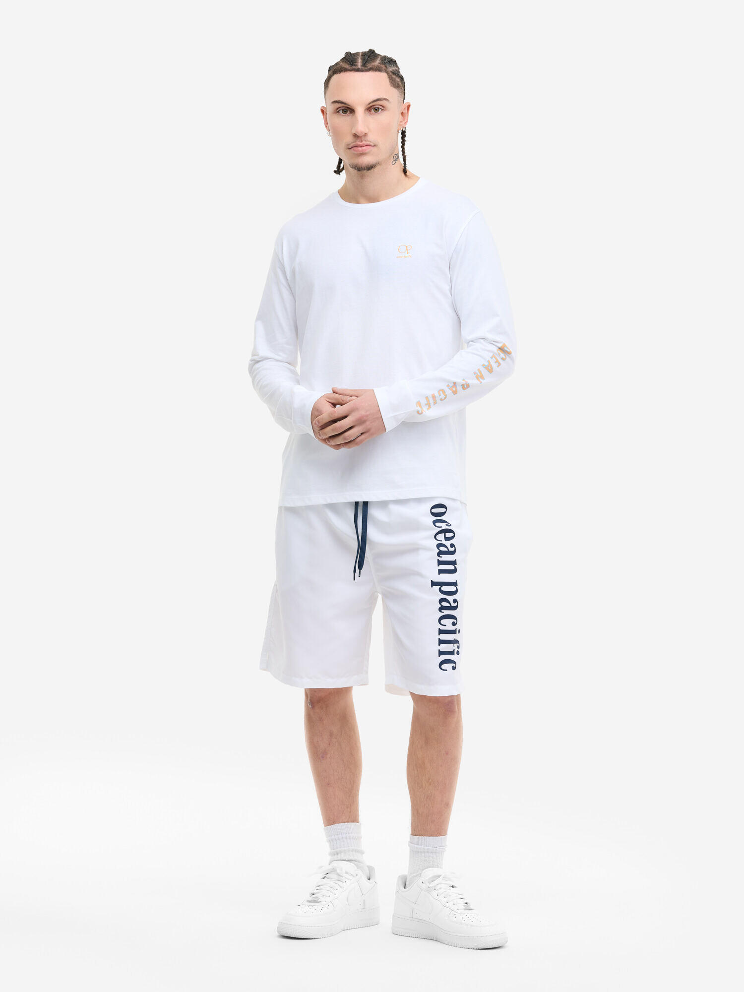 OCEAN PACIFIC Herren Langarmhemd normale Passform ESPERANCE 3/6