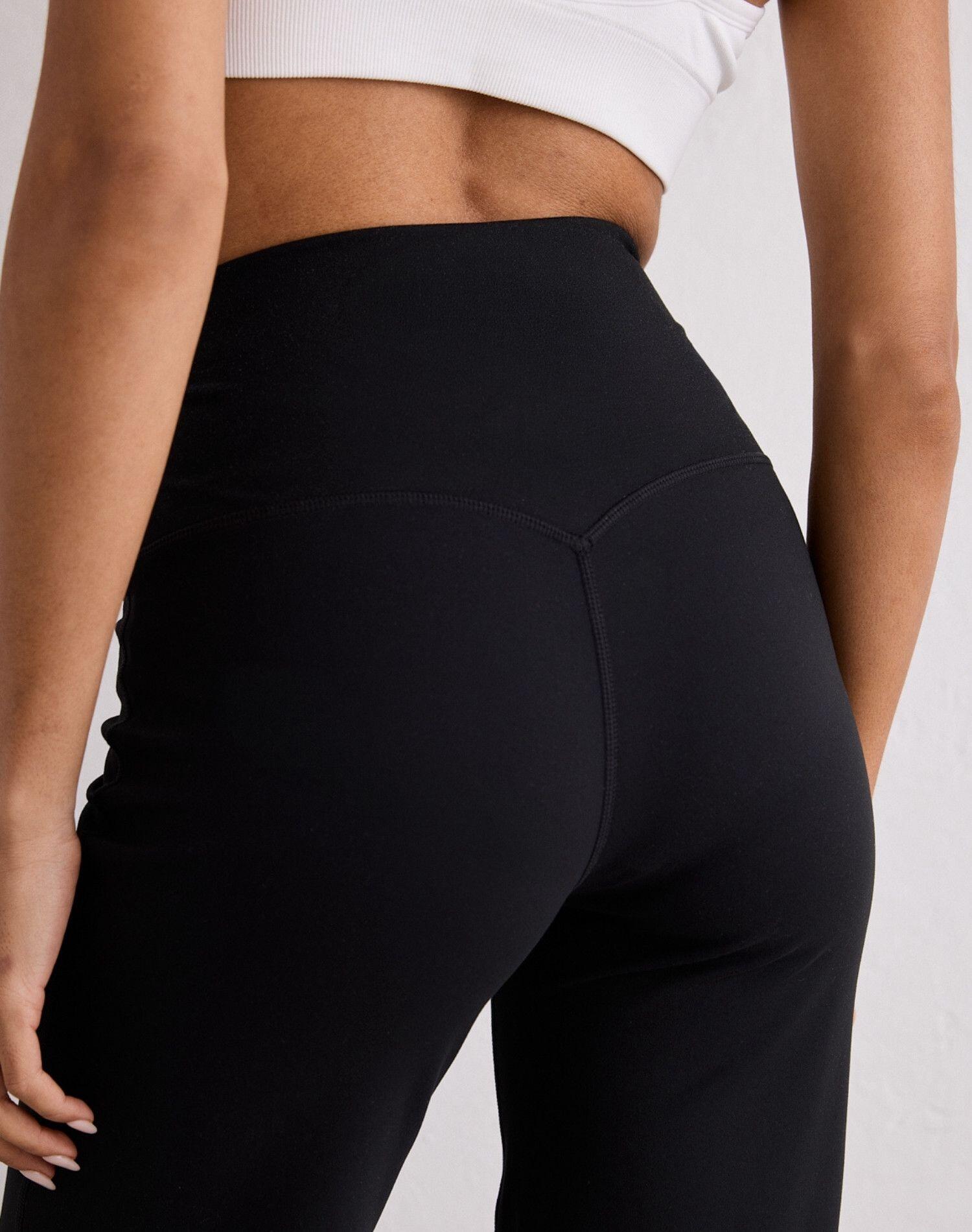 Leggings da Donna a Gamba Dritta Vita Alta squat proof Sense Nero 4/6