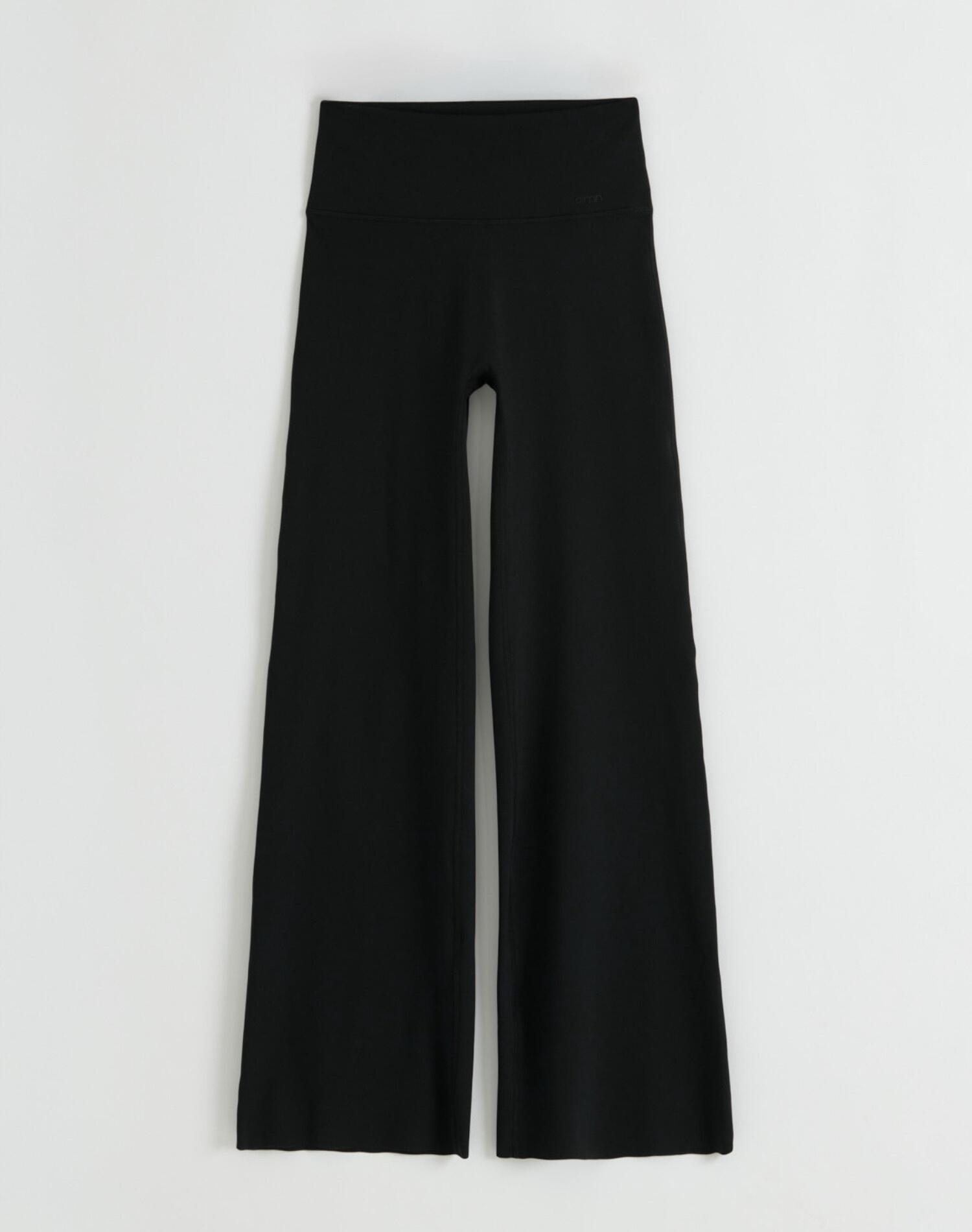 Leggings da Donna a Gamba Dritta Vita Alta squat proof Sense Nero 6/6