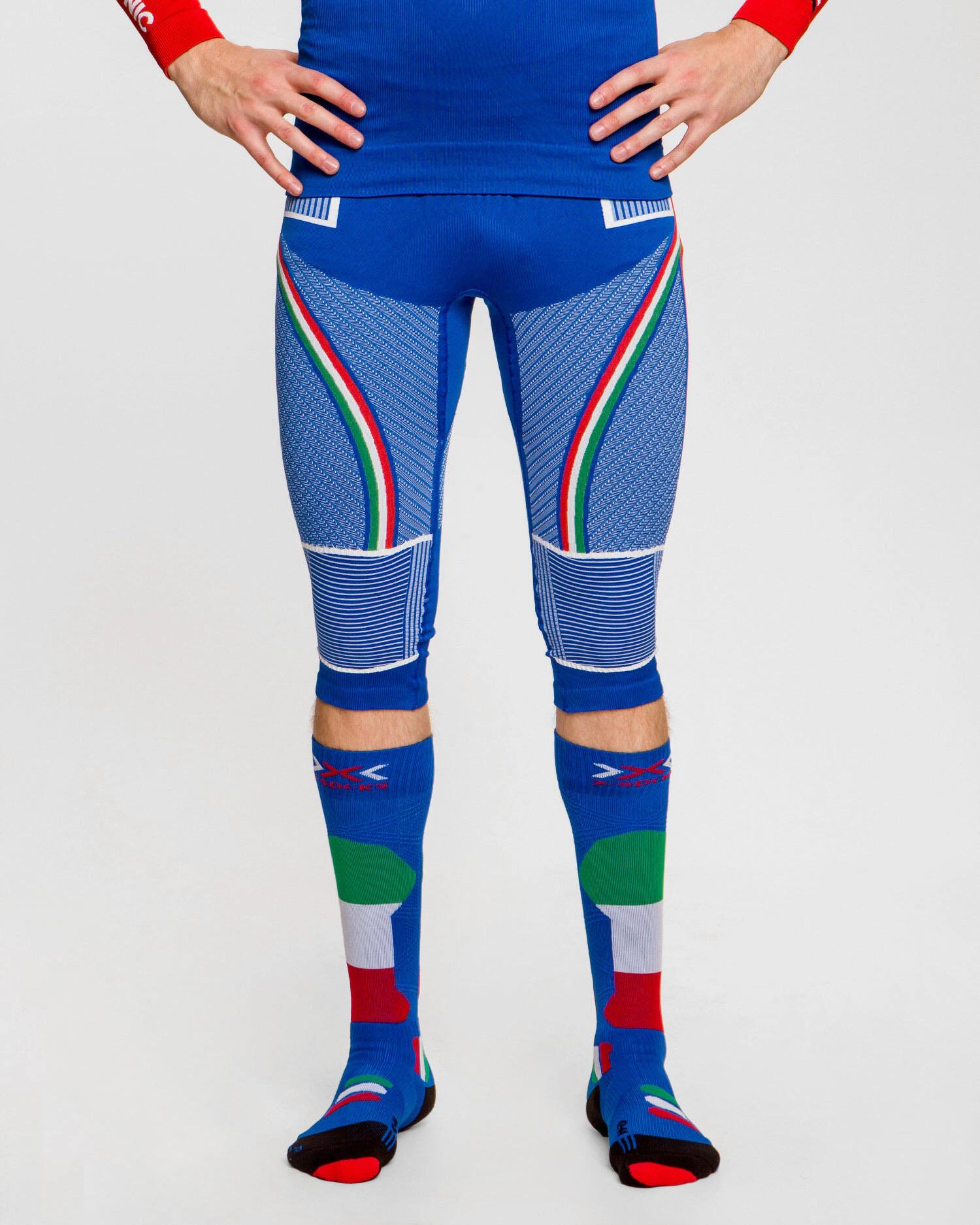 Leginsy termoaktywne 3/4 męskie X-Bionic Energy Accumulator 4.0 Patriot Italy