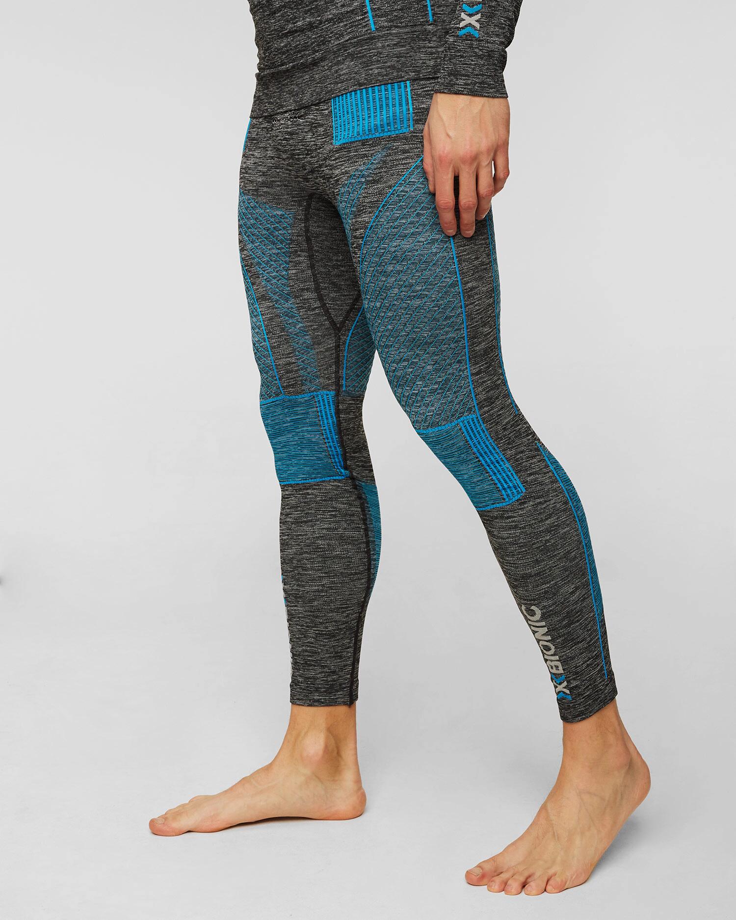 Leginsy termoaktywne męskie X-Bionic Energy Accumulator 4.0 Melange Blue 3/5