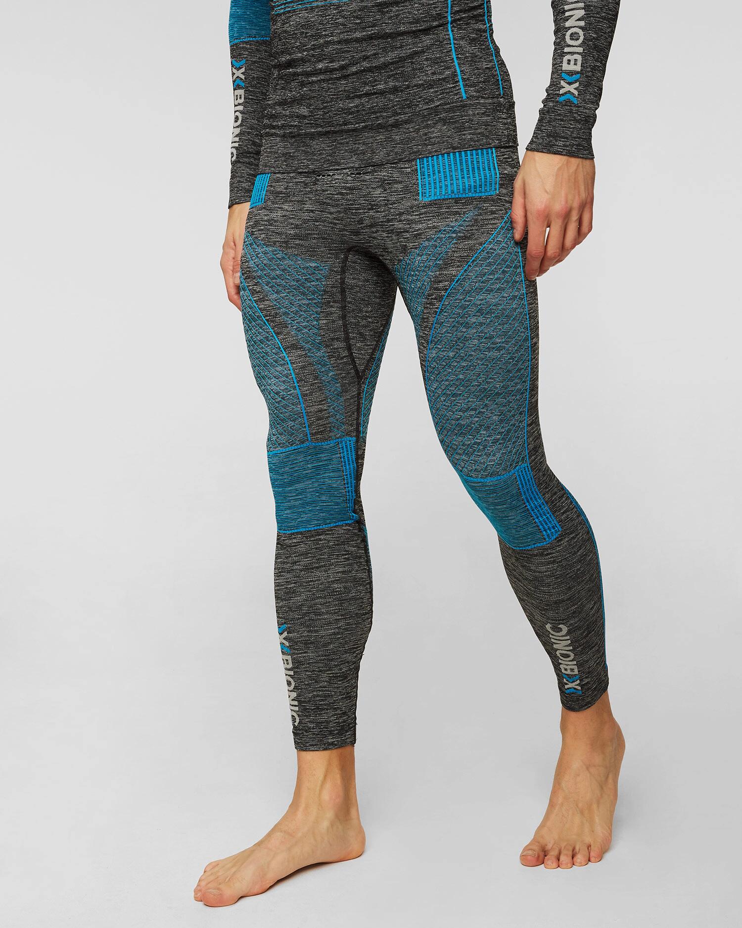 Leginsy termoaktywne męskie X-Bionic Energy Accumulator 4.0 Melange Blue