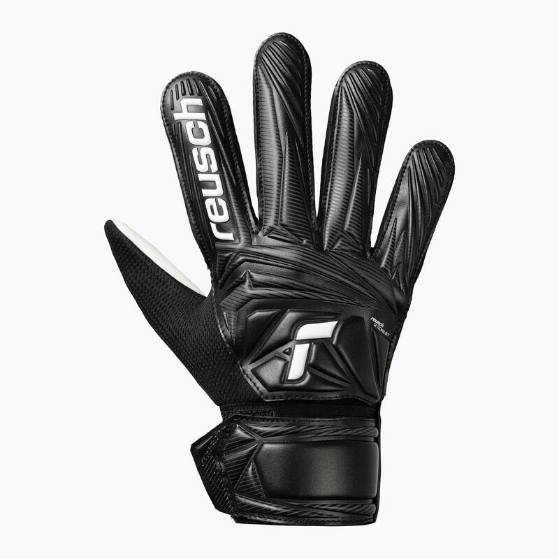 Mănuși de portar pentru copii Reusch Attrakt Starter Solid Junior 5672514 negru