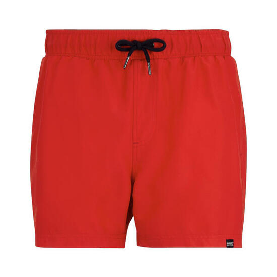 Short De Bain MAWSON Homme (Rouge Coquelicot / Bleu Marine)