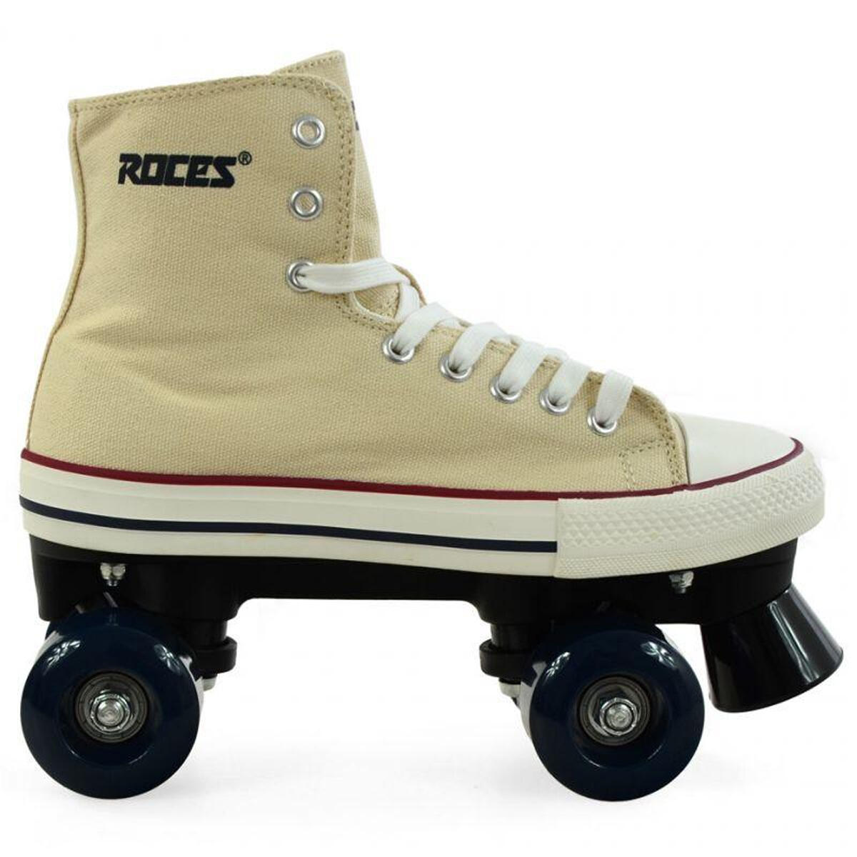 Patines Quad Chuck para Mujer Crema 3/5