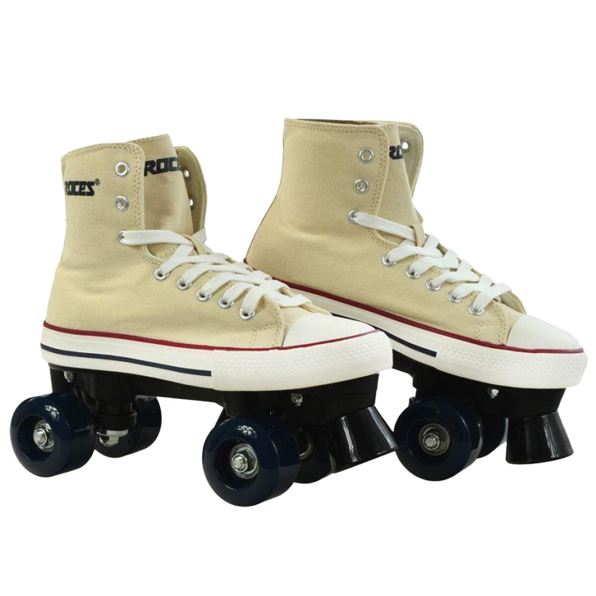 Patines Quad Chuck para Mujer Crema 4/5