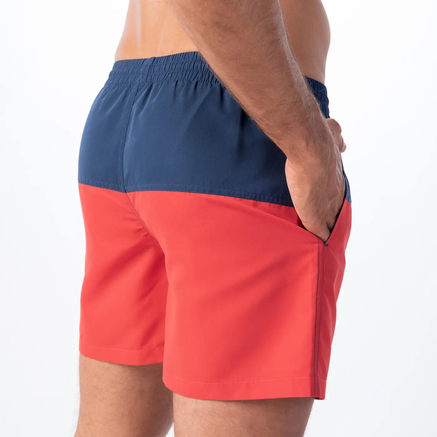 Short De Bain DRAKON Homme (Rouge / Bleu Marine Foncé) 5/5