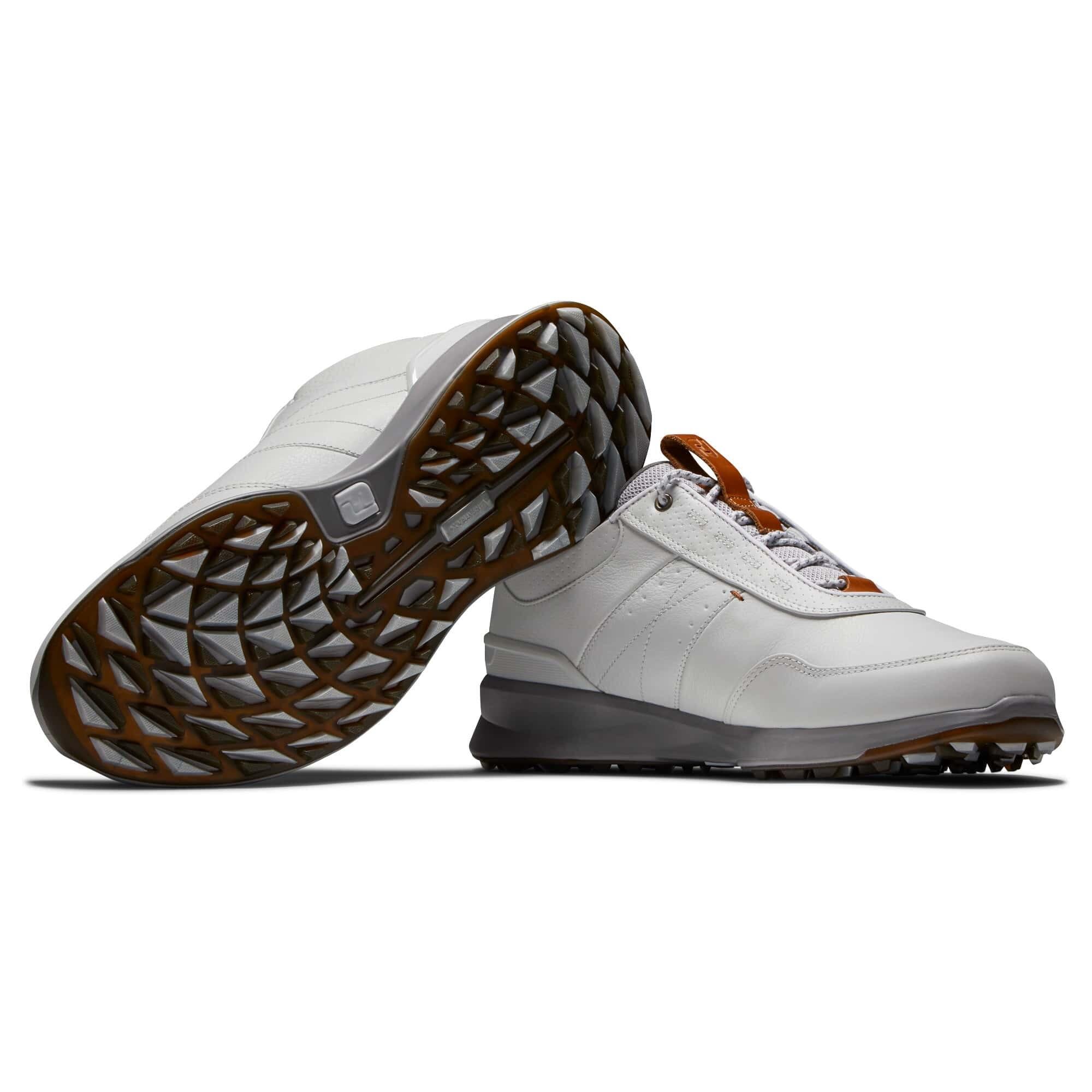 Chaussures de golf Footjoy Stratos pour hommes, blanches 3/5