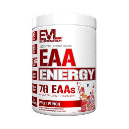 EVL Nutrition EAA Energy (30 serv) Fruit Punch - Acides aminés - EAA
