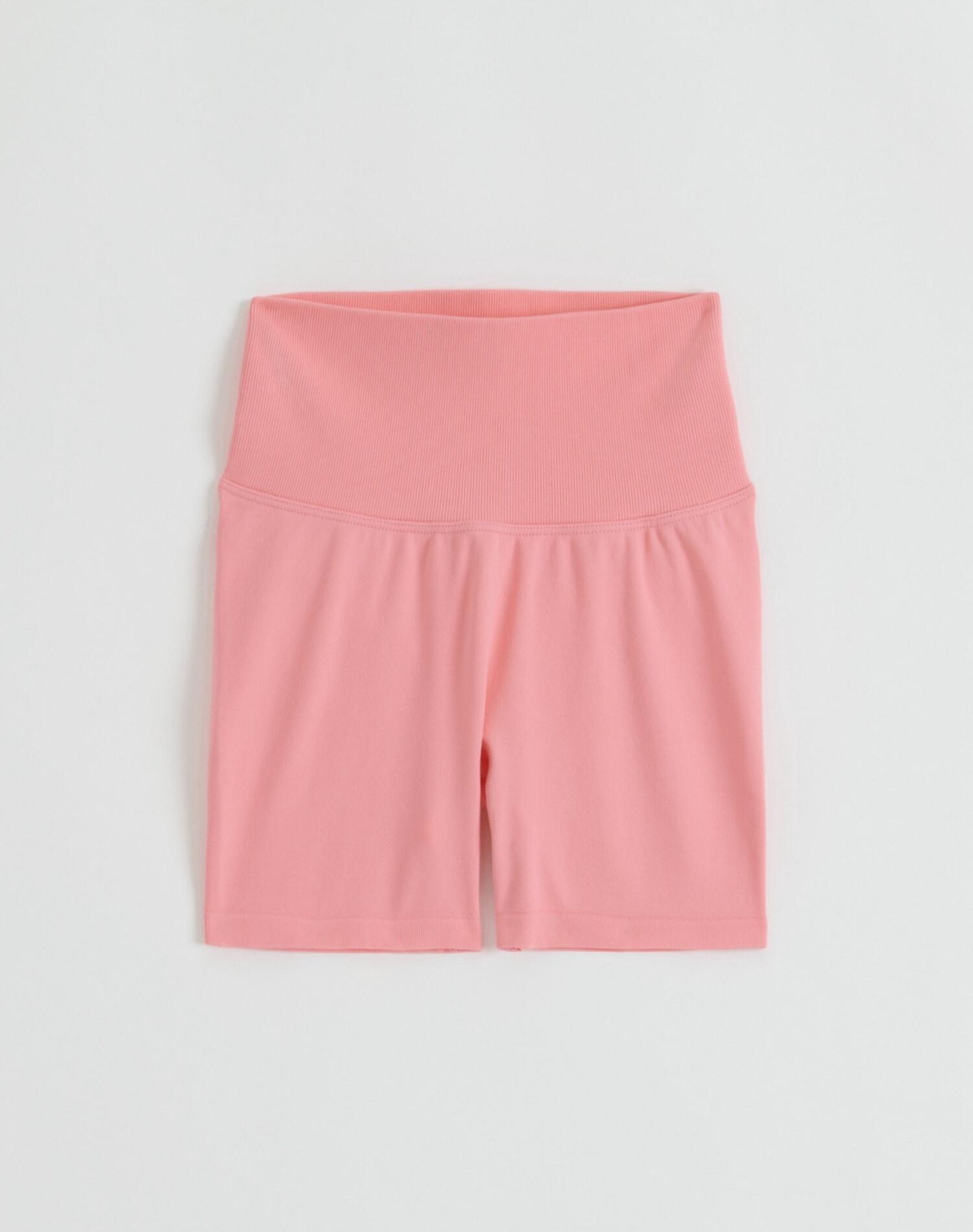 Femme Short Mini Sans Couture Rose Poudré 6/6