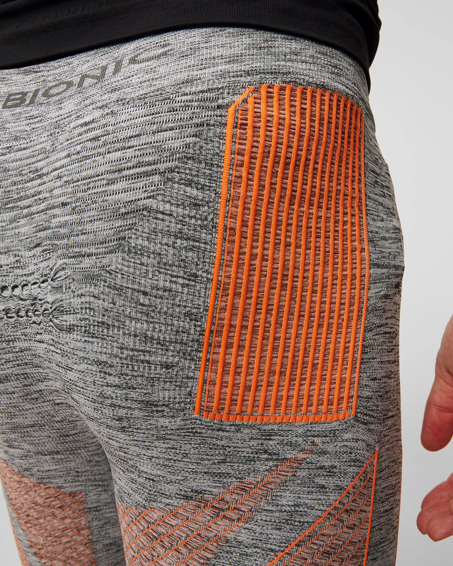 Leginsy termoaktywne 3/4 męskie X-Bionic Energy Accumulator 4.0 Melange Orange 5/5