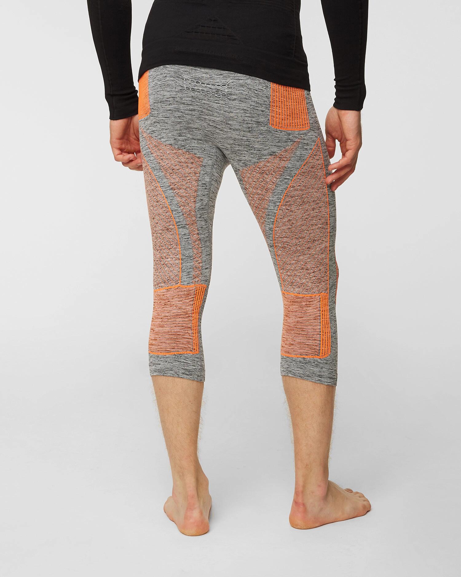 Leginsy termoaktywne 3/4 męskie X-Bionic Energy Accumulator 4.0 Melange Orange 4/5