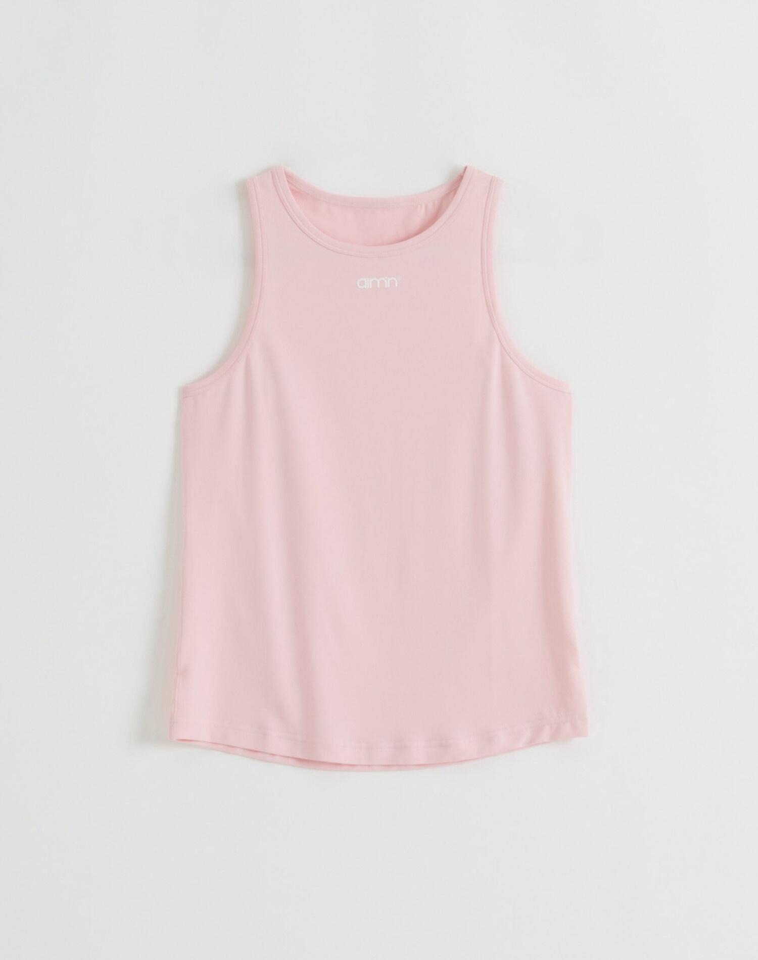 Dames Singlet Zacht Vochtafvoerend Pastelroze 5/5