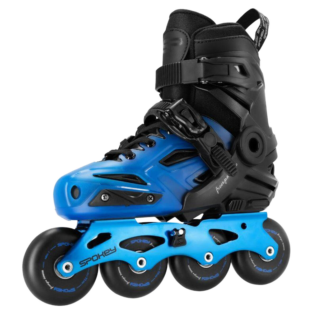 Patines en Línea Freespo para Niños/Niñas Negro, Azul 2/6