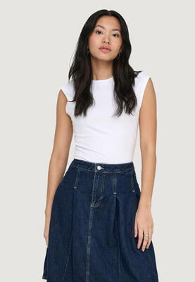 Bandeau top onlmira capsl ruching jrs noos dames wit