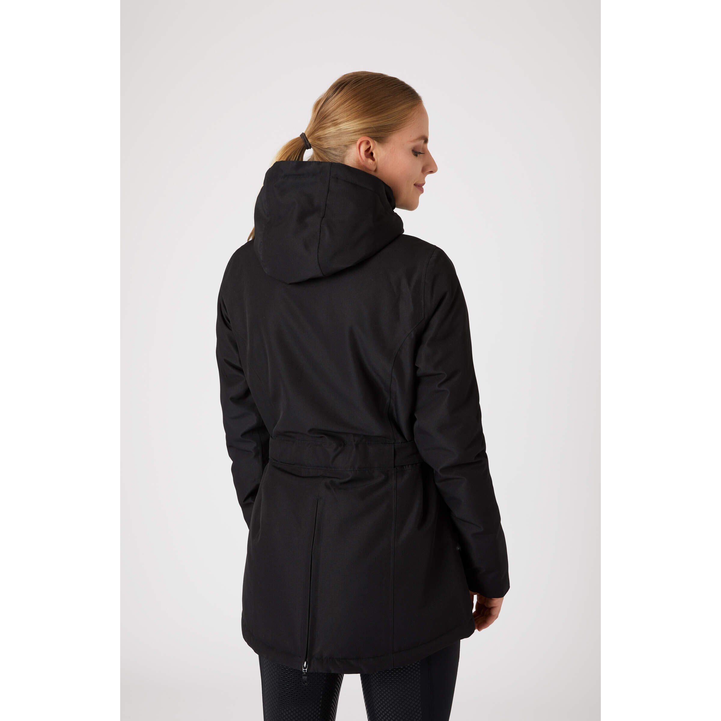 Waterdichte trui met capuchon voor herfst/winter dames Horze Jadine 3/4