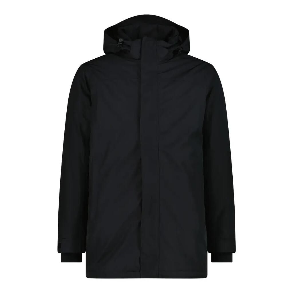 Zip-up parka with fixed hood CMP