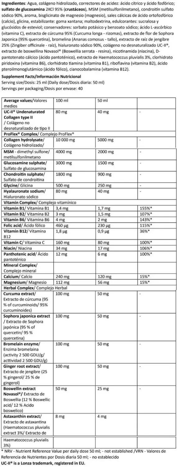 ProFlex Colágeno Líquido - 1000ml Manzana Lima - Amix Nutrition 3/4