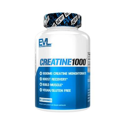 Evl nutrition creatine 1000 (120 caps) unflavoured - creatine