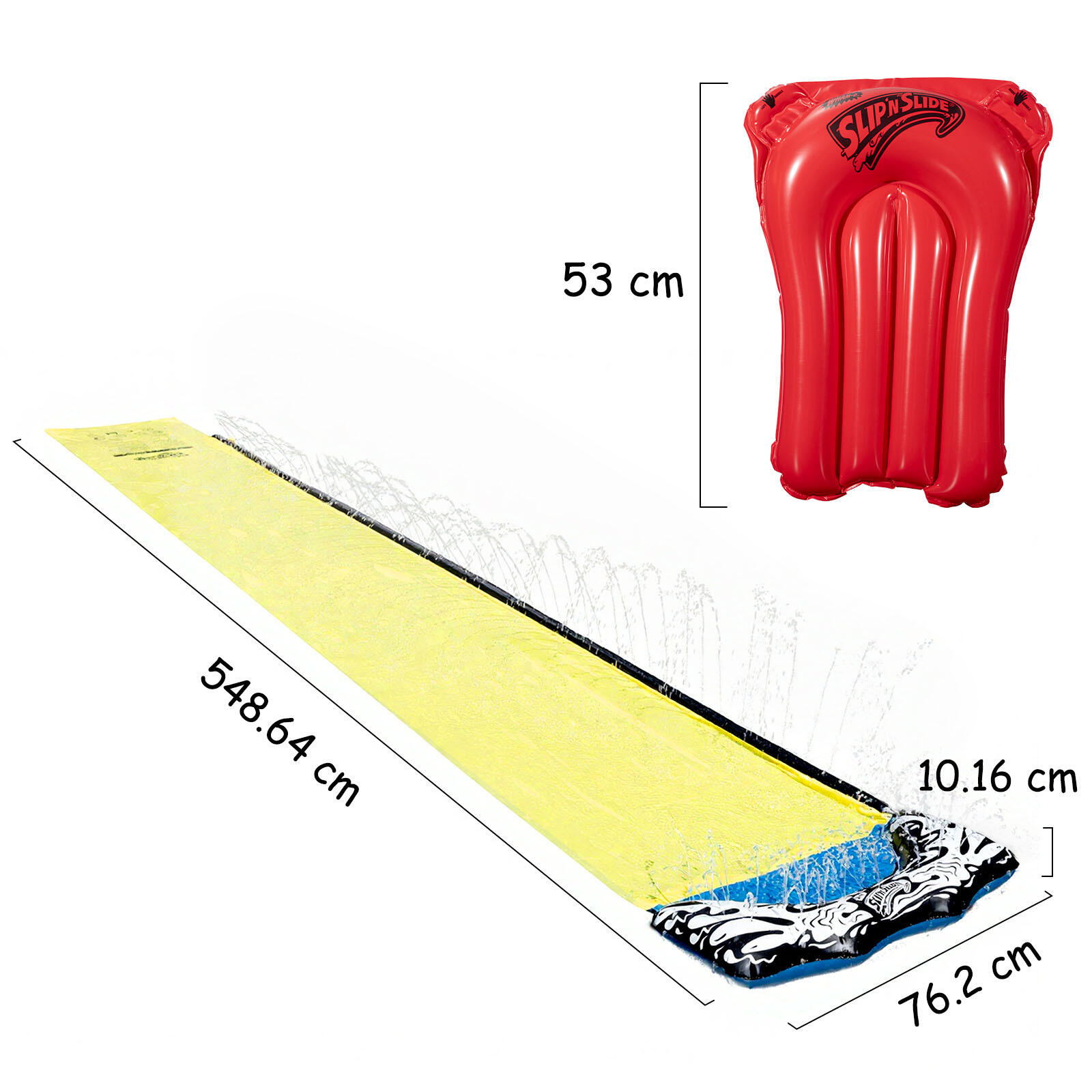 Slip N Slide Single Wave Rider 548,64cm mit Boogie Board 2/7